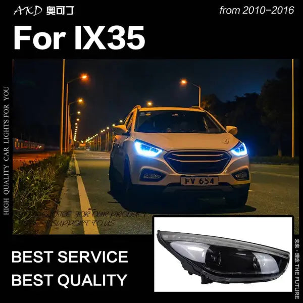 Car Styling Head lamp light for Hyundai IX35 Headlights