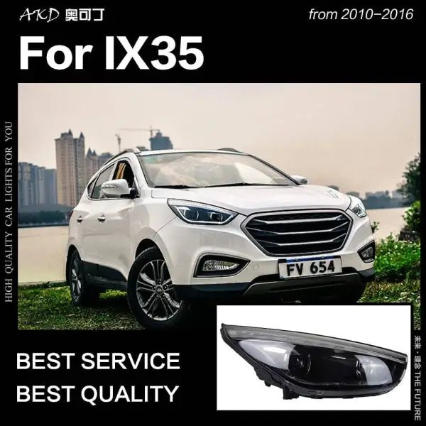 Car Styling Head lamp light for Hyundai IX35 Headlights