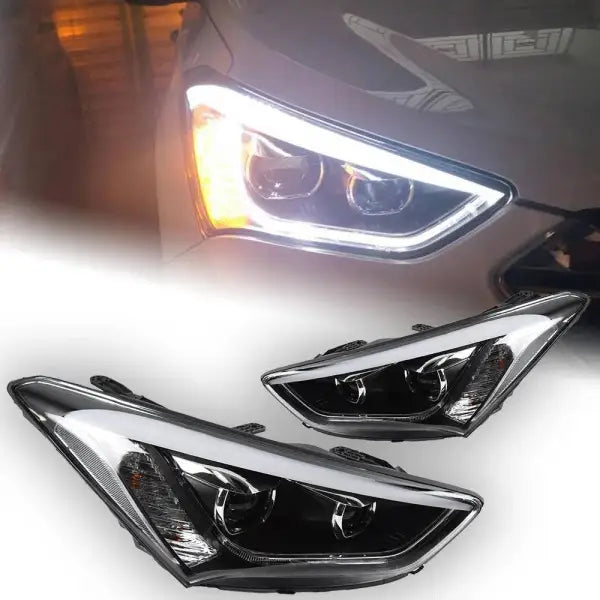 Car Styling Head lamp light for Hyundai IX45 Headlights