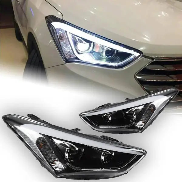 Car Styling Head lamp light for Hyundai IX45 Headlights