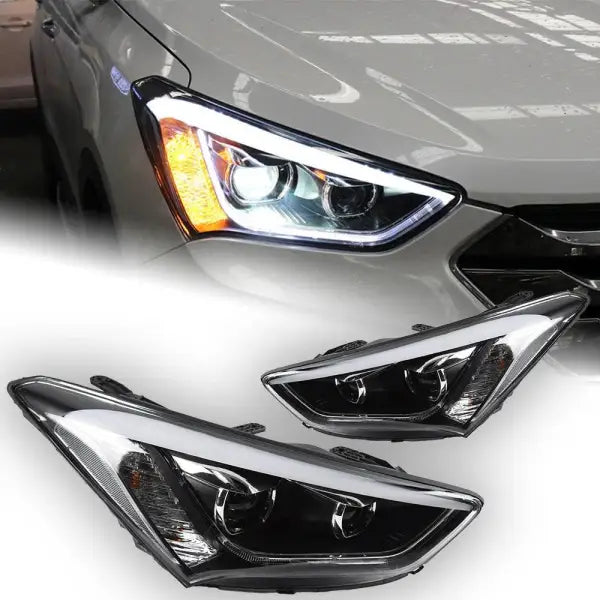 Car Styling Head lamp light for Hyundai IX45 Headlights