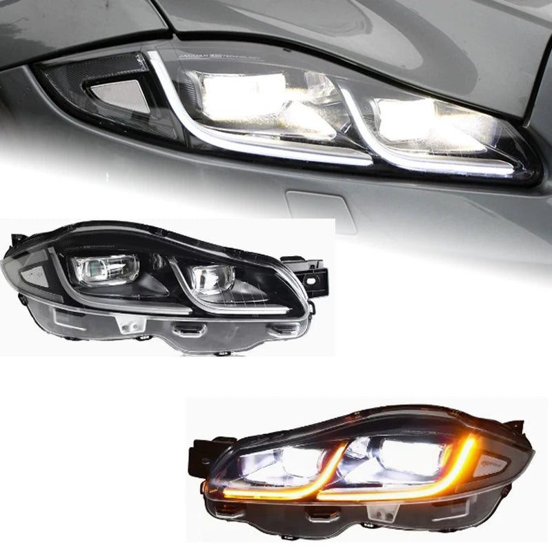 Car Styling Head Lamp for Jaguar XJL Headlights 2011-2019 XJ XF XE Headlight LED DRL Signal Lamp Automotive