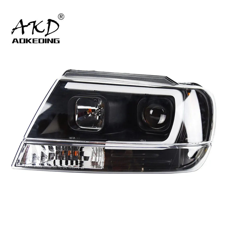 Car Styling Head Lamp for Jeep Grand Cherokee Headlight 1999-2004 LED Headlight DRL Hid Bi Xenon Lens