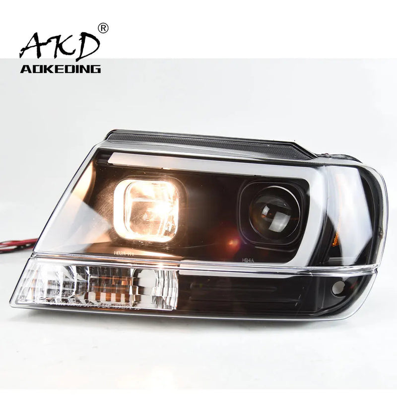 Car Styling Head Lamp for Jeep Grand Cherokee Headlight 1999-2004 LED Headlight DRL Hid Bi Xenon Lens