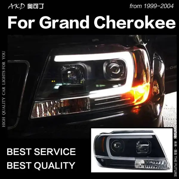 Car Styling Head lamp light for Jeep Grand Cherokee