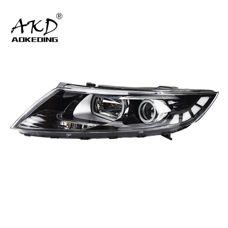 Car Styling Head Lamp for Kia K5 Headlights 2011-2014 Optima LED Headlight Angel Eye LED DRL Hid Bi Xenon