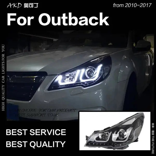 Car Styling Head lamp light for Legacy Headlights 2010-2016