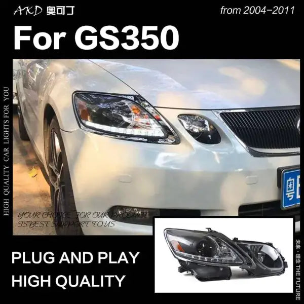 Car Styling Head lamp light for Lexus GS350 Headlights