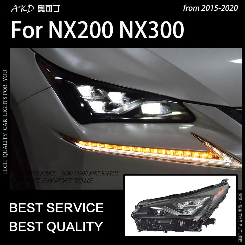 Car Styling Head Lamp for Lexus NX200T Headlights 2015-2020 NX300H LED Headlight NX200 NX300 DRL Signal