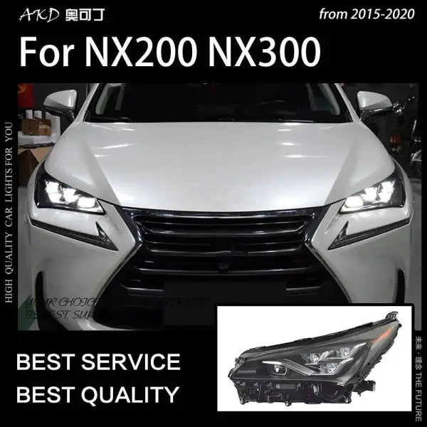 Car Styling Head lamp light for Lexus NX200T Headlights