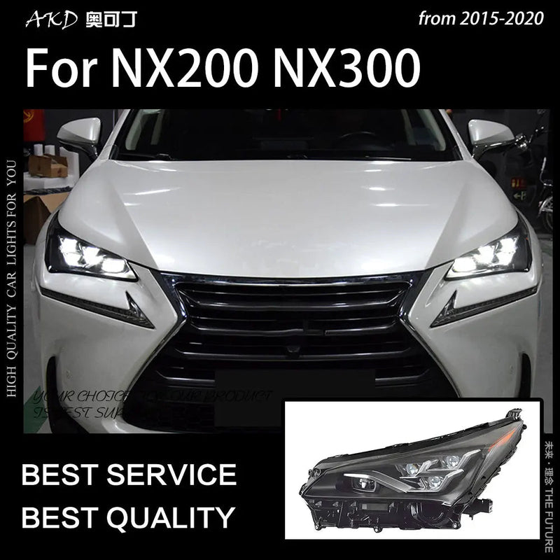 Car Styling Head Lamp for Lexus NX200T Headlights 2015-2020 NX300H LED Headlight NX200 NX300 DRL Signal