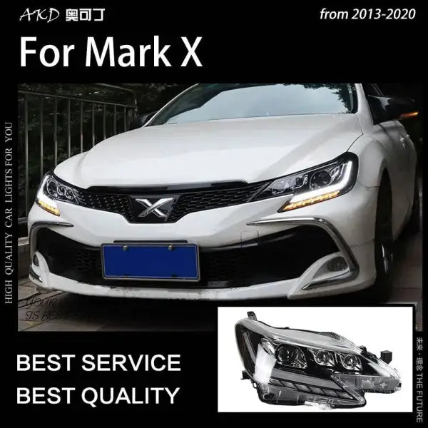 Car Styling Head lamp light for Mark X Headlights 2013-2020