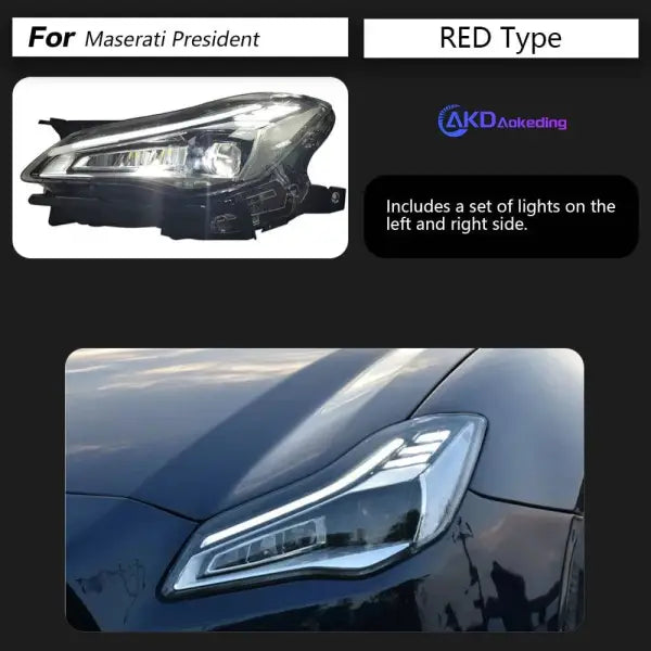 Car Styling Head lamp light for Maserati Quattroporte