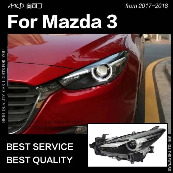 Car Styling Head lamp light for Mazda 3 Headlights