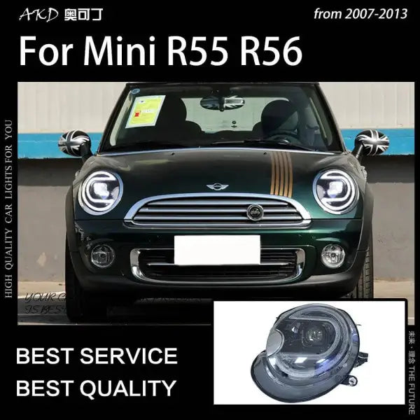 Car Styling Head lamp light for MINI R55 Headlights