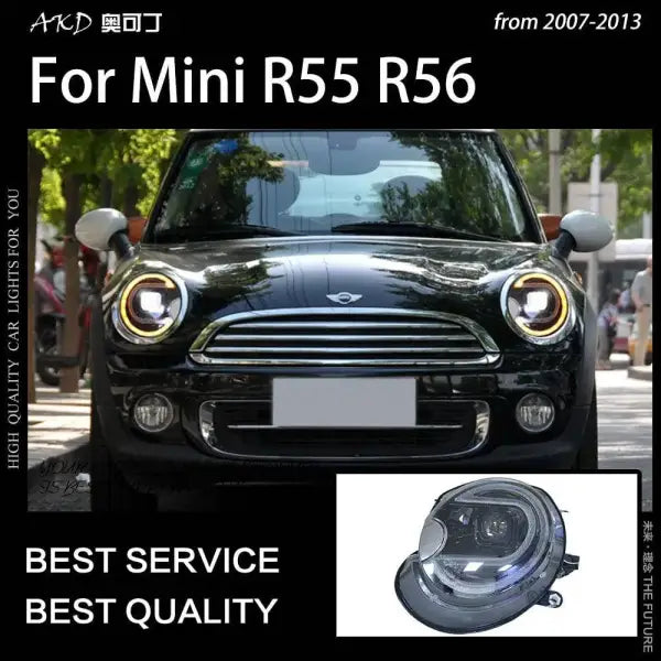 Car Styling Head lamp light for MINI R55 Headlights