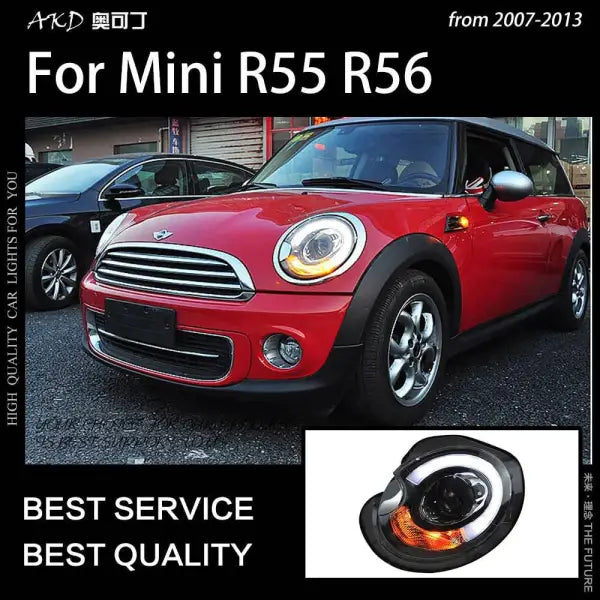 Car Styling Head lamp light for MINI R55 R56 Headlights