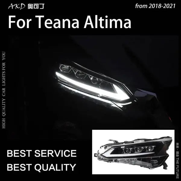 Car Styling Head lamp light for Nissan Teana Headlights