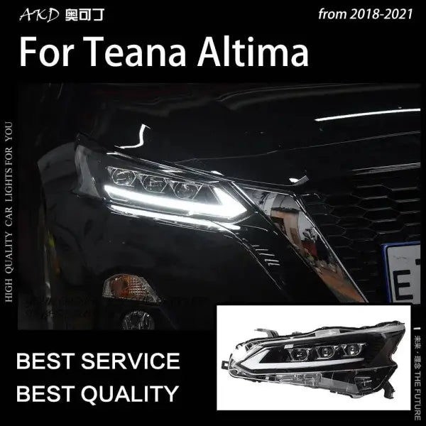 Car Styling Head lamp light for Nissan Teana Headlights