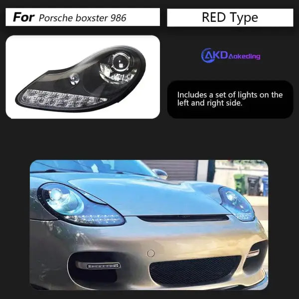 Car Styling Head lamp light for Porsche Boxster 986