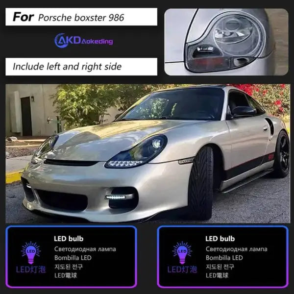 Car Styling Head lamp light for Porsche Boxster 986