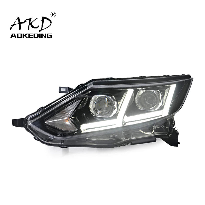 Car Styling Head Lamp for Qashqai Headlight 2016-2018 Dualis LED Headlight DRL Bi Xenon Projector Lens Auto Accessorie