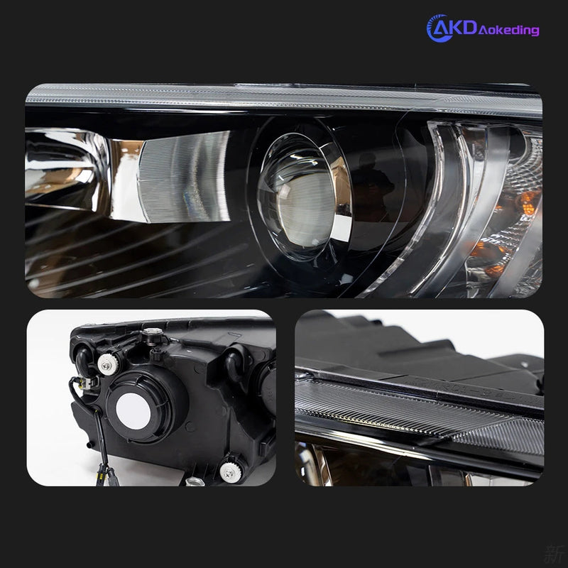 Car Styling Head Lamp for Skoda Octavia Headlights 2015-2017 Octavia A6 LED Headlight DRL Hid Bi Xenon