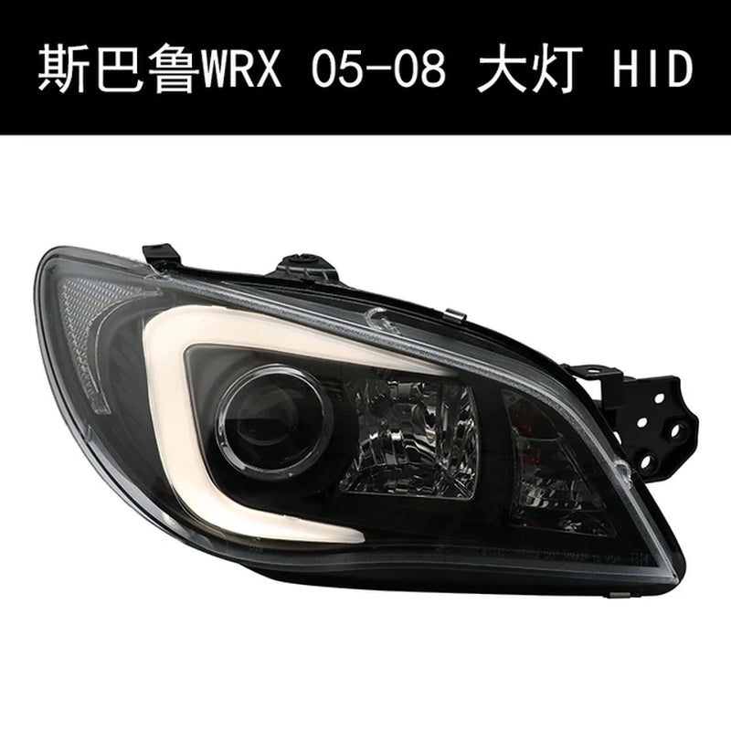 Car Styling Head Lamp for Subaru WRX Headlight 2005-2012 Impreza LED Headlight DRL Bi Xenon Projector Lens