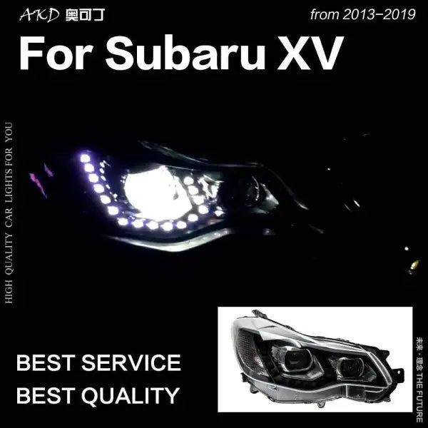 Car Styling Head lamp light for Subaru XV Headlights