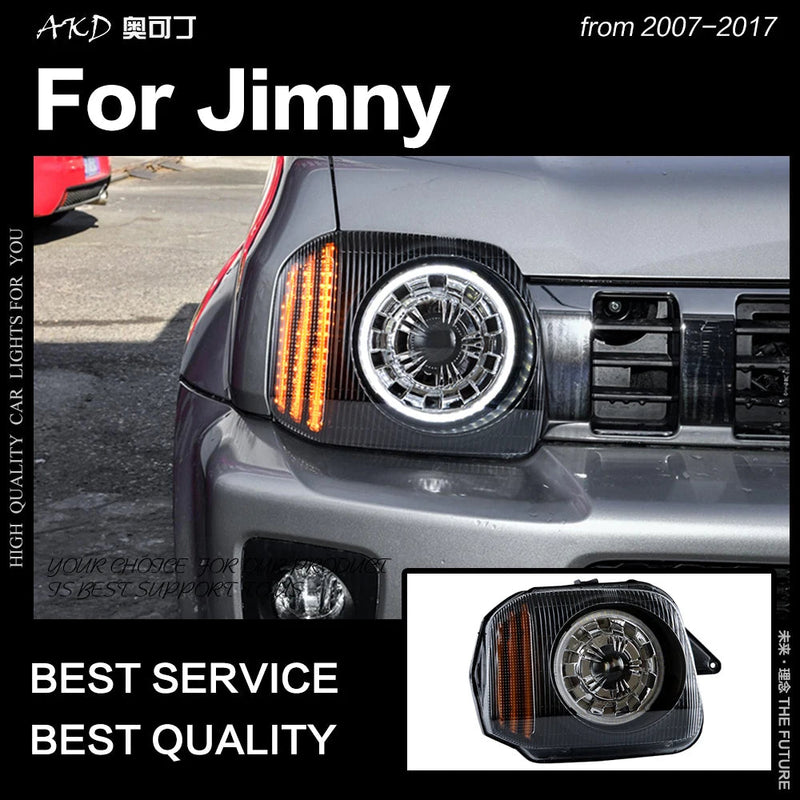 Car Styling Head Lamp for Suzuki Jimny Headlights 2007-2017 Jimny LED Headlight DRL Signal Hid Bi Xenon