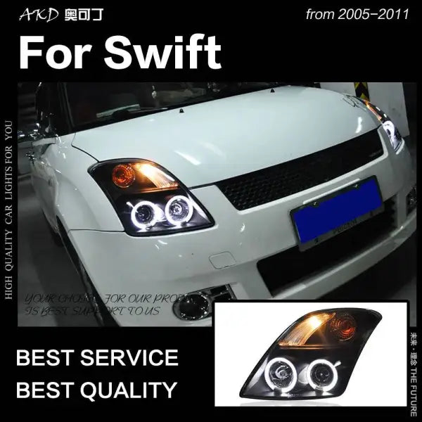 Car Styling Head lamp light for Suzuki Swift Headlights