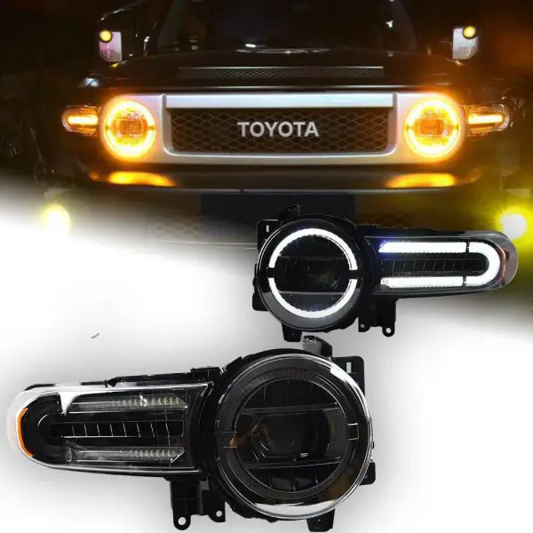 Car Styling Head lamp light for Toyota FJ Cruiser