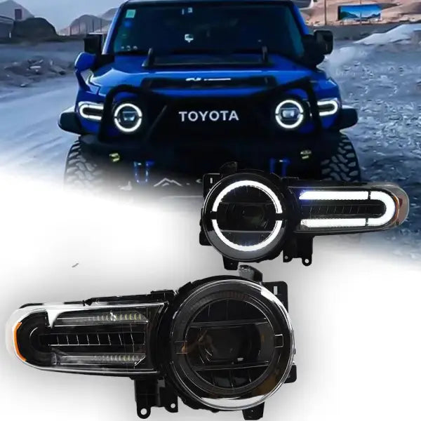 Car Styling Head lamp light for Toyota FJ Cruiser