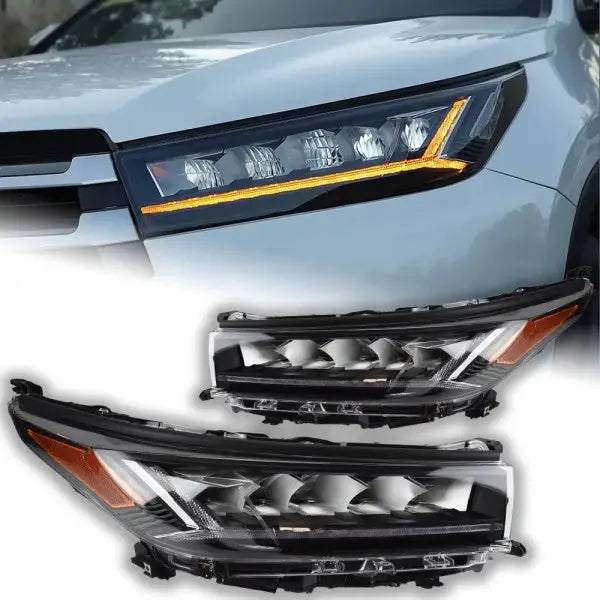 Car Styling Head lamp light for Toyota Highlander