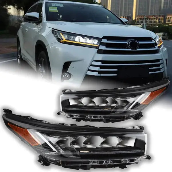 Car Styling Head lamp light for Toyota Highlander