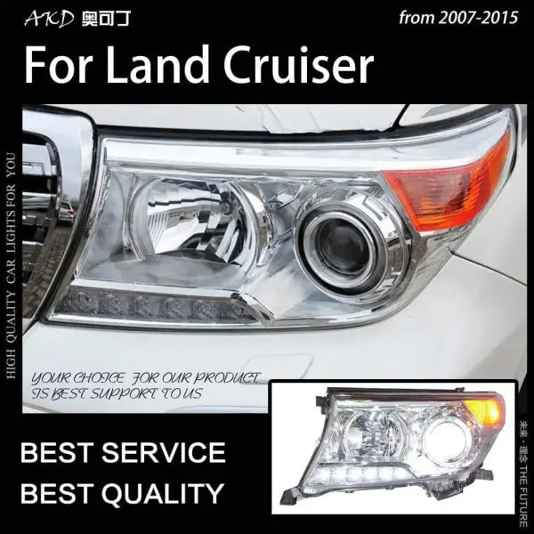 Car Styling Head lamp light for Toyota Land Cruiser