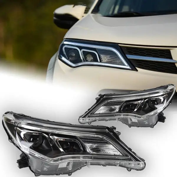 Car Styling Head lamp light for Toyota RAV4 Headlights