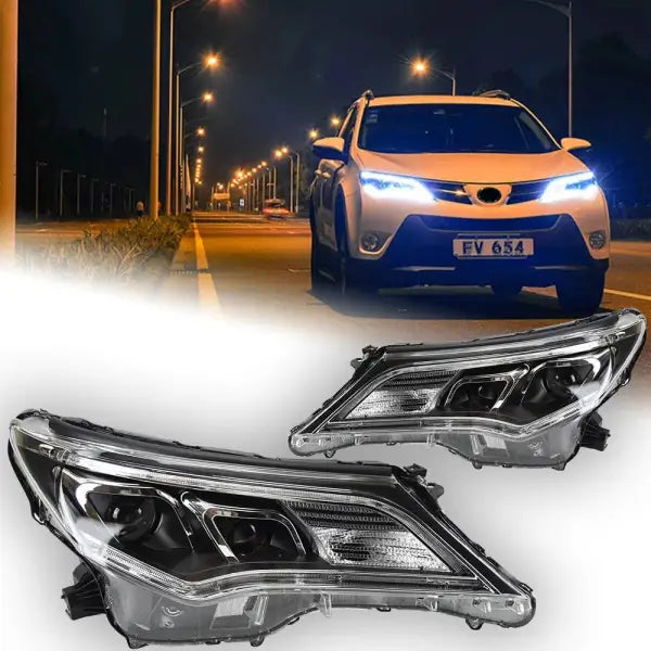 Car Styling Head lamp light for Toyota RAV4 Headlights