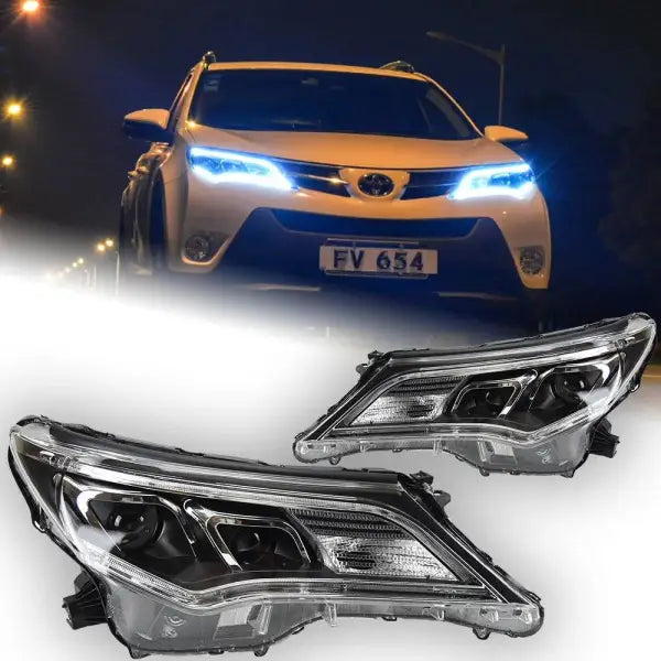 Car Styling Head lamp light for Toyota RAV4 Headlights