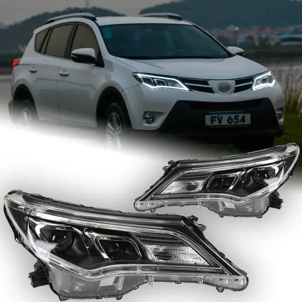 Car Styling Head lamp light for Toyota RAV4 Headlights