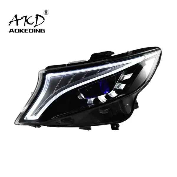 Car Styling Head lamp light for Vito Headlights 2014-2021