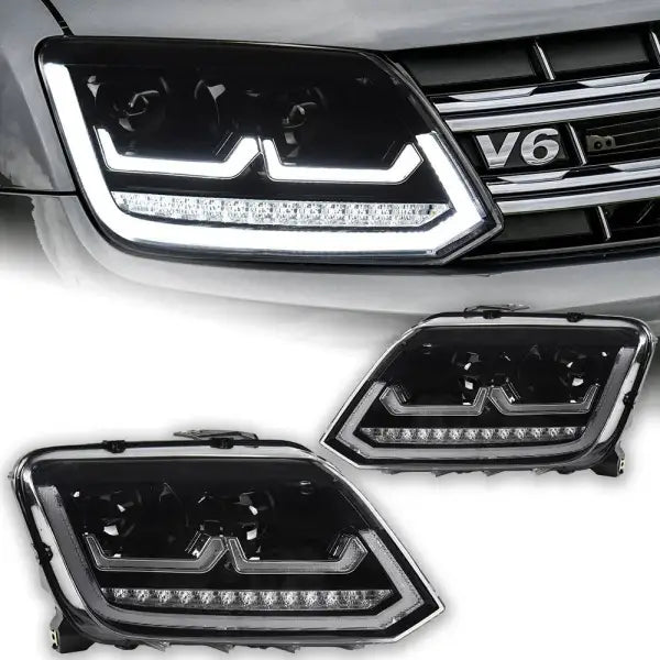 Car Styling Head lamp light for VW Amarok Headlights