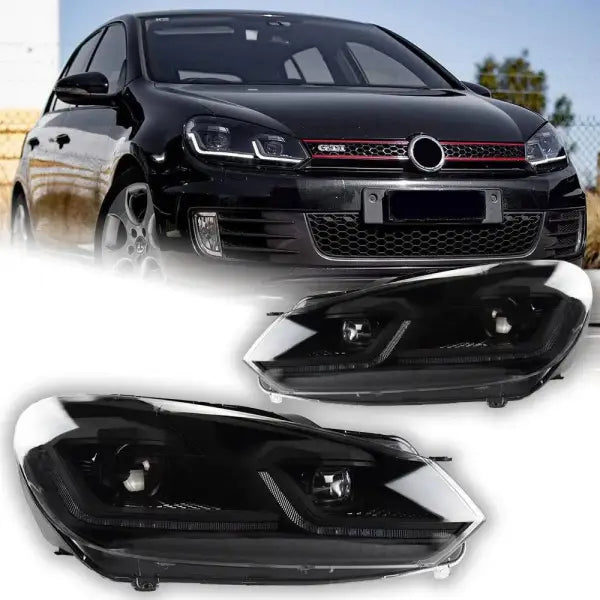 Car Styling Head lamp light for VW Golf 6 Headlights