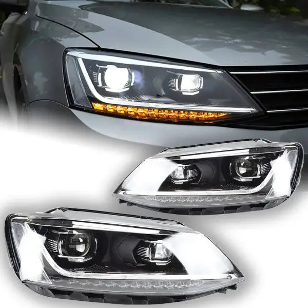 Car Styling Head lamp light for VW Jetta Mk6 LED Headlight