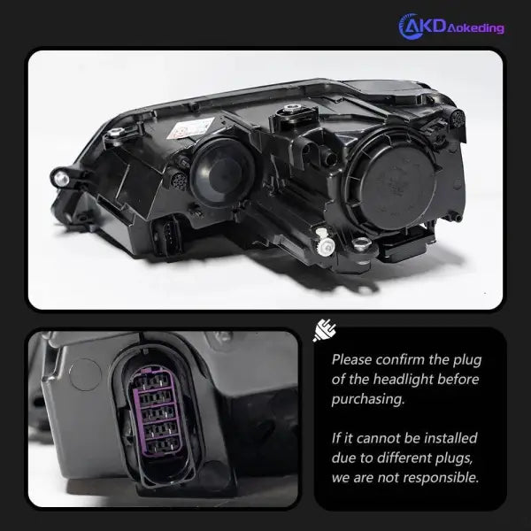 Car Styling Head lamp light for VW Jetta Mk6 LED Headlight