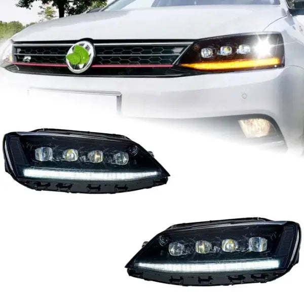 Car Styling Head lamp light for VW Jetta Mk6 LED Headlight