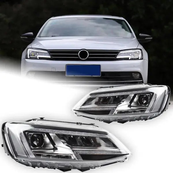 Car Styling Head lamp light for VW Jetta Mk6 LED Headlight