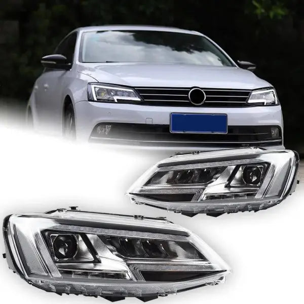 Car Styling Head lamp light for VW Jetta Mk6 LED Headlight