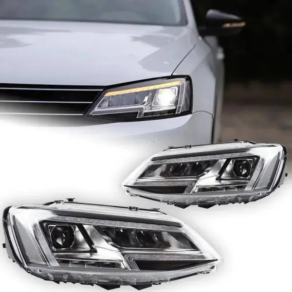 Car Styling Head lamp light for VW Jetta Mk6 LED Headlight