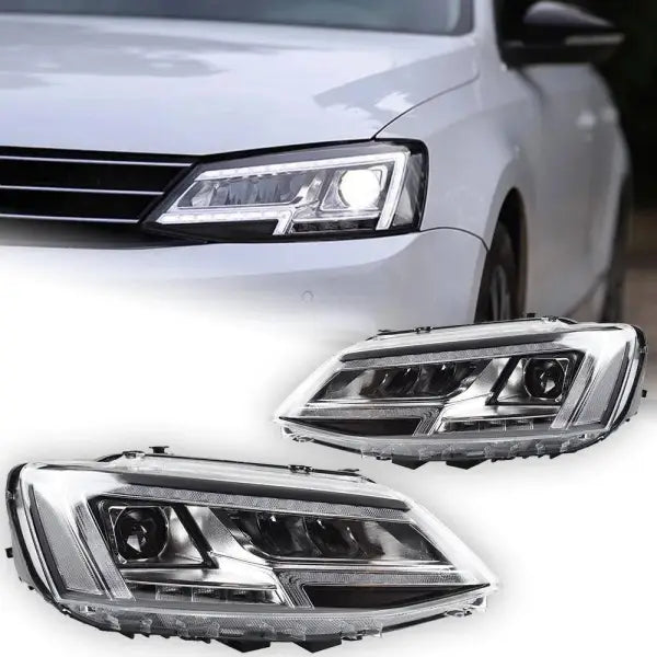 Car Styling Head lamp light for VW Jetta Mk6 LED Headlight